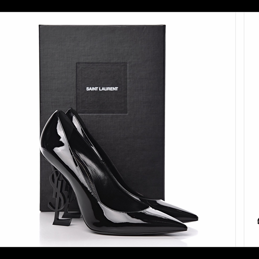Authentic YSL pumps.